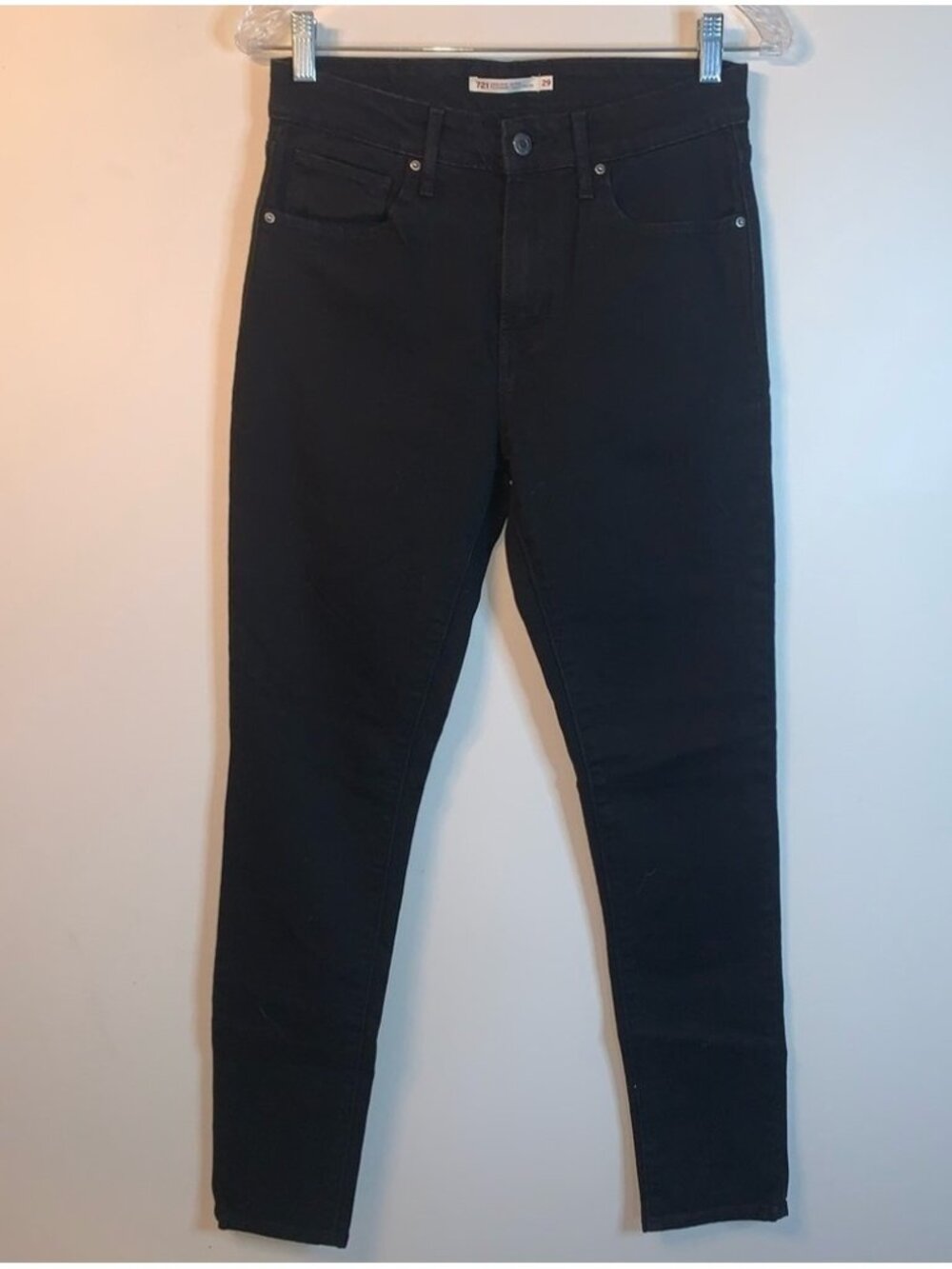 Levi's Black High Rise Skinny Jean 29